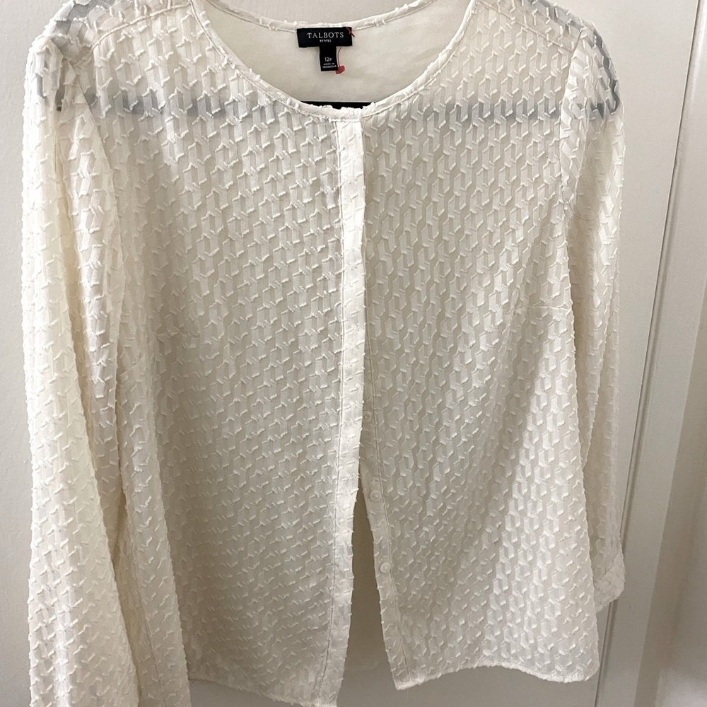 Talbots Blouse 12P